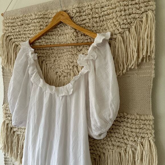 Free People Kaylyn Ruffle Midi Dress - Picture 2 of 9